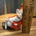 Porcelain Gnome Pixie Elf Sitting Japan Mid Century Modern Vintage Christmas