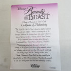 Disney Classics Beauty   The Beast Magic Moments Diorama Figurine Clock Rare