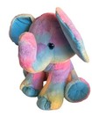 Rare Vintage Peek-a-boo Toys Pastel Rainbow Elephant 11  Plush Stuffed Animal