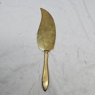 Dirigold Dirilyte Goldware Regal Flatware Pie Cake Slicer Server