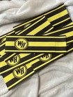 New 10 Pack Authentic Waffle House Folding Resizable Yellow Black Paper Hats