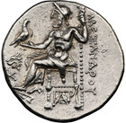 Thracian Kingdom  Lysimachus 305-281 Bc Ar Drachm Ngc Au    A  e  an  poy  