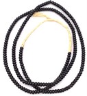 Vintage Venetian Opaque Black Glass Beads African Trade Beads