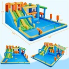 Inflatable Water Slide With Market Stand  Bounce House For Kids Aged 3-8  Used