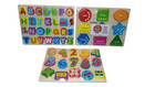 Quokka Educational Learning Letters Numbers Toy Alphabet Wooden Puzzle