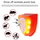 Solar Sound Light Alarm Motion Sensor Outdoor Garden Dog Barking For Farm Yard