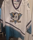 Vintage Ccm Mighty Ducks Anaheim Hockey Jersey Adult Large Made In Canada Nhl Li