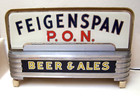 Rare C  1930s P o n  Feigenspan Newark Nj Backbar Price Bros Lighted Beer Sign
