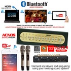 Acnos Mi-30s  ver 2 0  Compact Portable Karaoke Mixer   2 Uhf Wireless Microp   