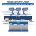 Tecspace Commercial Blue 1 2 3 Tank 15 30 45l Frozen Drink Slushy Making Machine