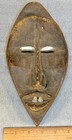 Vintage Dan Deangle African Mask Carved Wood   Forged Aluminum