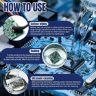 250 Ml Electronic Contact Cleaner  Electrical Cleaner With 2 Cleaning Brushs 