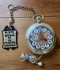 Spartus Have Another Works Wall Clock Bar Is Open Closed Sign Pub Beer Wine Vtg