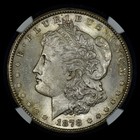 1878-cc Morgan Silver Dollar     Ngc Ms-63      1 Uncirculated Coin Unc    trusted   