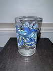 1 Absinthe Liqueur 4 5  Clear Glass-blue   Green Scroll Accents-euc