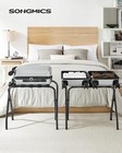 Luggage Rack pack Of 2 steel Folding Suitcase Stand With Storage Shelf For Guest