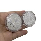 One Trillion Dollar Silver Usa Metal Coin Statue Of Liberty  For Cool Collection