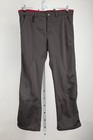 686 Snowboard Pants Mens Medium Gray Elastic Waist Drawstring Pockets Snap Fly