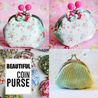 8pcs Coin Bag Kiss Clasp Lock  Vitage Metal Purse Frame Arch Coin Purse Handle W