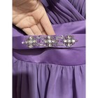 Purple Womens Mardi Gras Formal Prom Bridesmaid Dress Emma Bridals Size 16