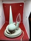 Rare Vintage 1939 World s Fair Trylon Perisphere Ceramic Porcelain Lamp