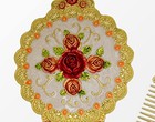 Nerien Vintage Mirror Comb Set Metal Antique Rose 8 6 l X 4 1 w  C - Gold 