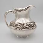 Gorham Water Pitcher Victorian Repousse American Sterling Silver  a258  5 Pint