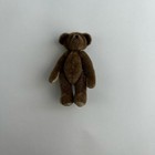 Vintage Miniature Teddy Bear Stuffed Animal Artist Chu Ming Wu Little Gems Brown