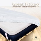  Pack Of 2 Soft Microfiber Massage Table Sheets 3 Piece White  pack Of 2 Set 