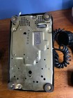 Vintage Mid-century Black Itt Rotary Desk Party Line Telephone