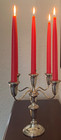 Stunning Vintage Candelabra By Empire Sterling  5 Light   Weighted Candle Holder