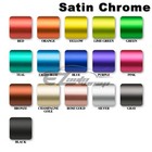 Drum Wrap Vinyl Kit Satin Chrome For Snare Kick Bass Tom Wmp Shell Skin Sticker