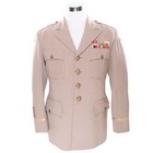 Vintage Us Army Uniform Officer Dress Jacket Patch Post Ww2 Size 42