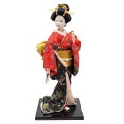 Japanese Geisha Kimono Figurine Doll 12 
