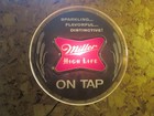 Vintage Miller High Life 12  Diameter Lighted Beer Sign     Illuminated     Working