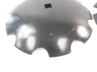 2 Pack 16 dia X 1 square 3mm Notched Disc Harrow Blades