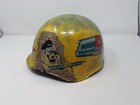 Wwii Soviet Ssh-40 Combat Helmet With Painted Boris Jefimov Cartoons