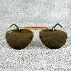 Vintage B l Ray-ban Sunglasses Tortuga Outdoorsman Aviator Gold Pilot W  Case