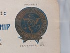 September 1892 Chicago Cycling Club Membership Card Jrr6