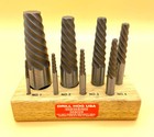 Spiral Easy Out Set Round Screw Extractor Set Drill Hog   Lifetime Warranty 8 Pc