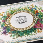 19th Century Victorian Card 19thc Compliment Of The Season Scrap Wafers Glossy Picture