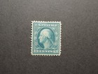 Us Stamp  Scott   339   1909 13c  Washington   Blue Green   Perf 12  Vf  Mint