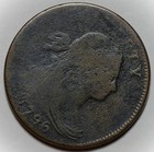 1796 Draped Bust Large Cent  s-115  - Us 1c Copper Coin