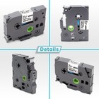 6pk Tze-231 Label Maker Tape 12mm Laminated For Brother P-touch Tz-231 Pt-d210