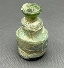 Unique Ancient Roman Glass Bottle  With Patina Circa 1st - 2nd Century Ad