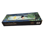 Accents Luxury Vanity Tray  With Gold Plated Trim Mirrored Base Vintage
