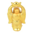 Chinese Golden Money Laughing Buddha Statue