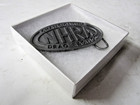 Nhra  Original Logo Championship Drag Racing Pewter Belt Buckle