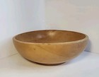 Vintage Large 12  Hand Turned Wooden Bowl Made In Japan Mid Century Table Center