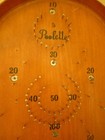 Vintage Poolette Wooden Corinth Game With Stick Pinball Machine Pachinko Japan